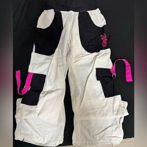Stylish Zumba original Cargo Pants - Black and White